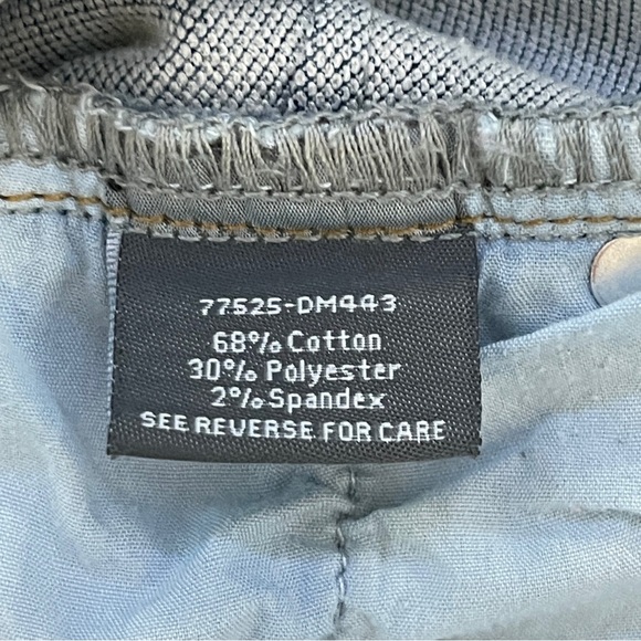 Cali 1850 Skinny Mid Rise Jeans Ankle Knit Denim Stretch Juniors Size 0/24 Blue - Picture 10 of 11